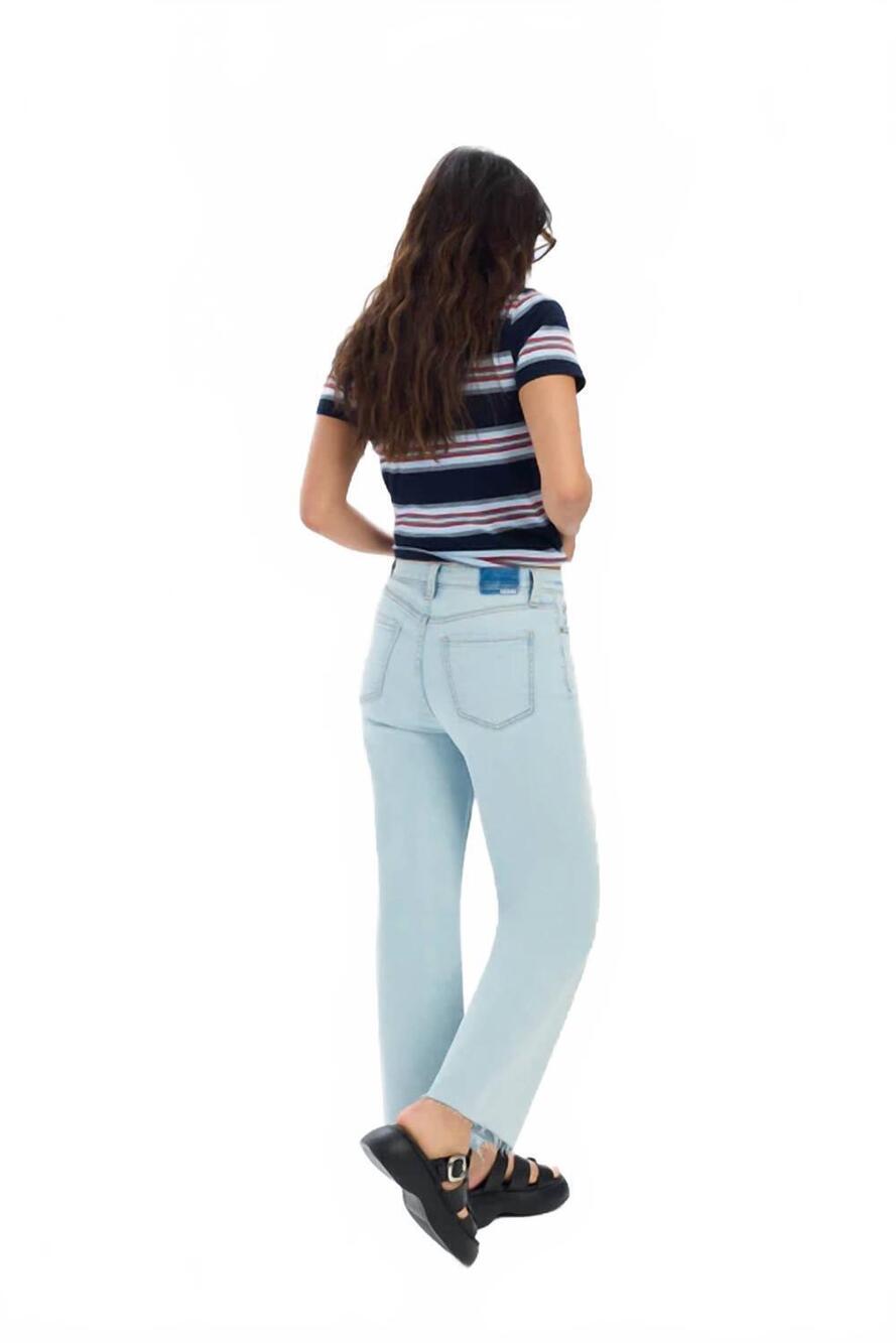 NEW DAZE pleaser high rise wide ankle jeans in detour - Picture 4 of 7